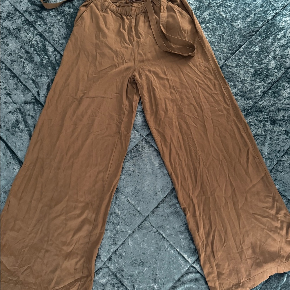Volcom Olive Green Suspender Pants